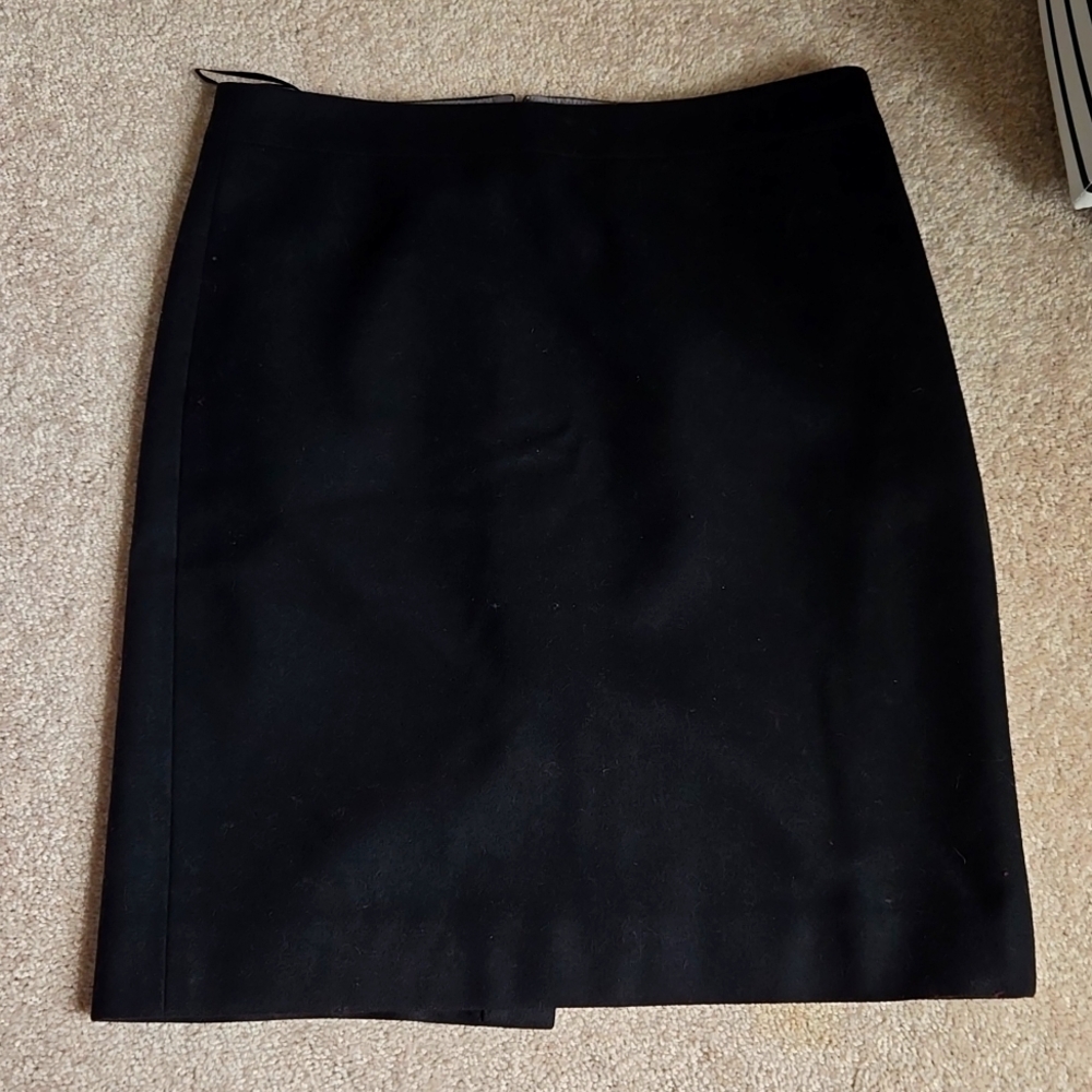 J. Crew Black Pencil Skirt